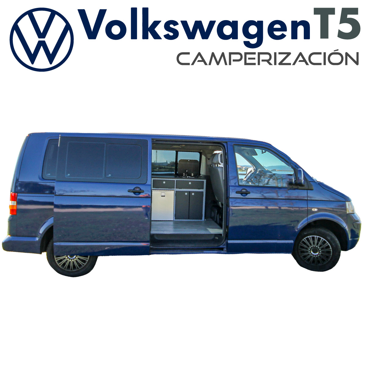 Volkswagen T5 Larga Camperizada portada